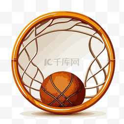 精彩篮球赛图片_籃球架 向量