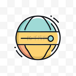 彩色的水球图片_游泳球设计与颜色 向量