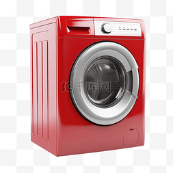 模电工具图片_3d 插图洗衣机对象