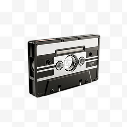 老录音机图片_盒式磁带 3d