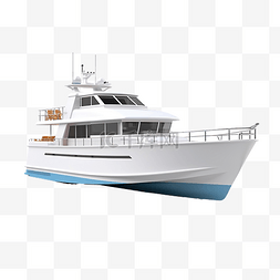 行船图片_3d 渲染旅行船 3d 渲染白色背景上