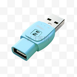 usb的图片_USB 插图 3d