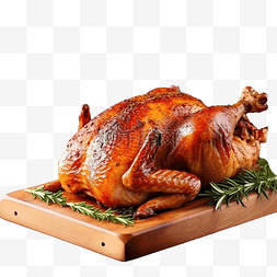 叉肉叉子图片_木桌上的感恩节鸡晚宴