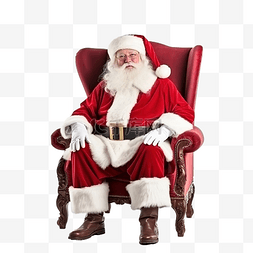 正宗的圣诞老人，在圣诞节装饰的