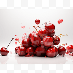 红樱桃3D壁纸高清x295x