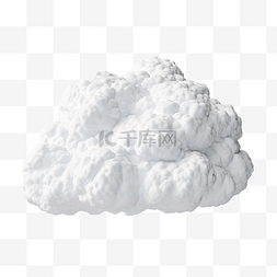 白色渲染云图片_大云隔离 3d 渲染