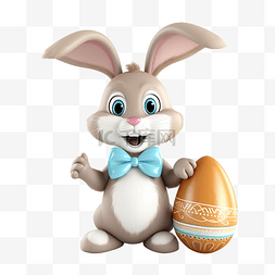 復活節兔子用雞蛋
