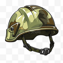 军用头盔插画