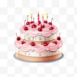 蛋糕模图片_生日蛋糕png与ai生成