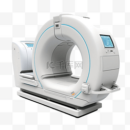 CT 扫描 3D 插图