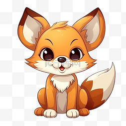 狐狸的眼睛图片_卡通可爱狐狸动物