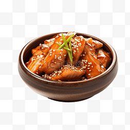 腌制的食品图片_韩式三文鱼腌酱油或三文鱼腌酱油