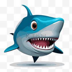 3d鲨鱼鲨鱼图片_鲨鱼脸 向量