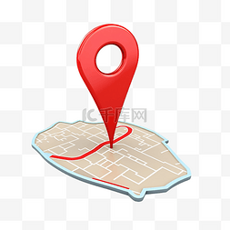 地圖標記图片_位置信息 3d 插图