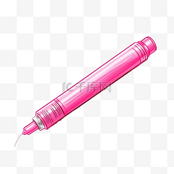 荧光笔线条图片_粉红色标记粉笔线条艺术