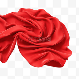一张皱巴巴的纸图片_皱巴巴的布料 椭圆形 红色