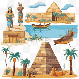 古代船图片_美索不达米亚剪贴画埃及古代地方