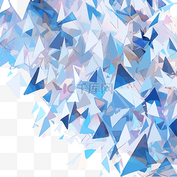未来复古图片_带有蓝色渐变的三角形