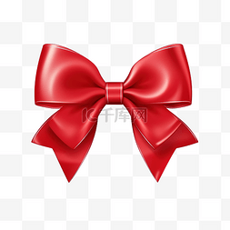 礼品装饰红丝带图片_礼品卡的红丝带和蝴蝶结隔离装饰