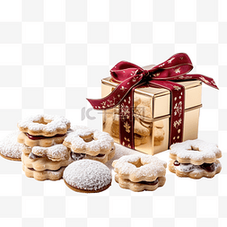 自制瑞士圣诞饼干包装为小礼物香
