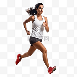 体育健身马拉松运动员慢跑