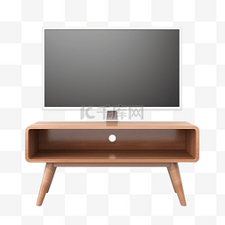 白色梳妆台图片_3D可爱木制电视桌
