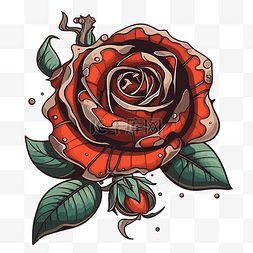 玫瑰紋身