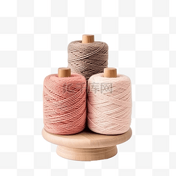 hygge 主题羊毛纱线线轴元素收藏套