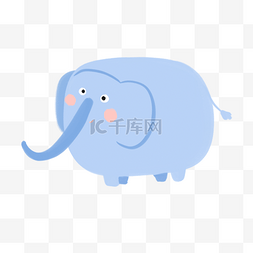国外门关图片_一只蓝色的大象