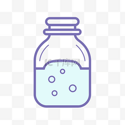 液体的瓶子图片_里面有液体的瓶子的轮廓图标 向
