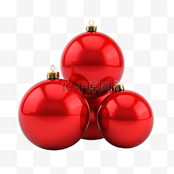 紅色聖誕球