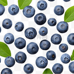 新鲜的生蓝莓作为背景顶视图
