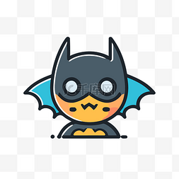 平面蝙蝠侠图片_不同风格的动画蝙蝠侠人物插画 