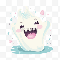 白色牙齿图片_快乐的牙齿 向量
