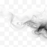 白色和黑色蒸汽烟雾效果
