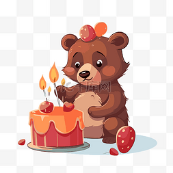 生日快乐与蛋糕图片_迟来的生日快乐 向量