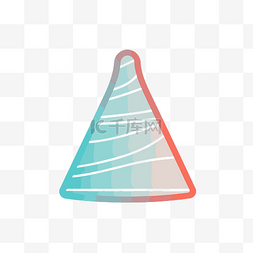 徽标的彩色圆锥形状 向量