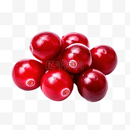 雪山莓莓图片_新鲜蔓越莓或氧球菌蔓越莓富含维