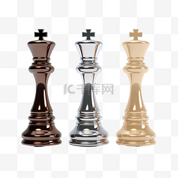 国际象棋背景图片_国际象棋 3d 插图渲染