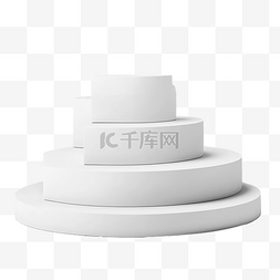 3d圆柱背景图片_3D 白色空白讲台架展示简约基座或