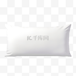枕头图片_样机白色矩形枕头 3d 渲染
