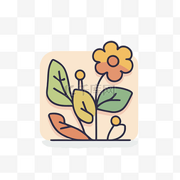 icon苹果图片_显示苹果应用程序的花朵图标 向