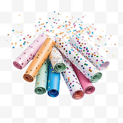 粉色粒子图片_五彩纸屑 彩色纸屑从生日派对烟
