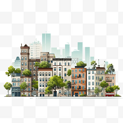 高阳台图片_城市中的多层房屋