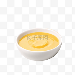 白盘奶油南瓜汤