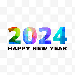2024抽象色块字体