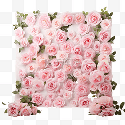 粉红的心图片_粉红玫瑰婚礼背景