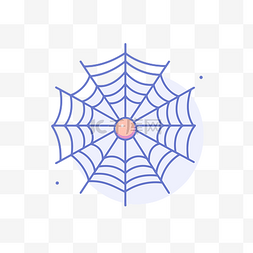 蜘蛛网的图标 向量