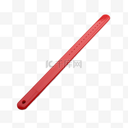 驾驶考试材料长高红色橡胶棒