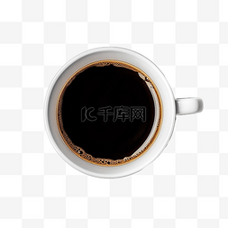 黑咖啡咖啡图片_白杯中的黑咖啡